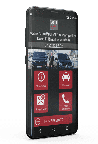 Votre chauffeur privé VTC à Montpellier sur Android